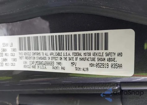 2014 Jeep Cherokee Limited z USA, uszkodzony, nr VIN 1C4PJMDB0EW280683